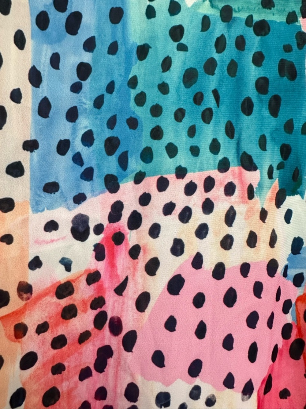 Traffic People Art To Wear Retro Polka Dot Tiered Ruffle V-Neck Dress Size XS - Picture 8 of 13